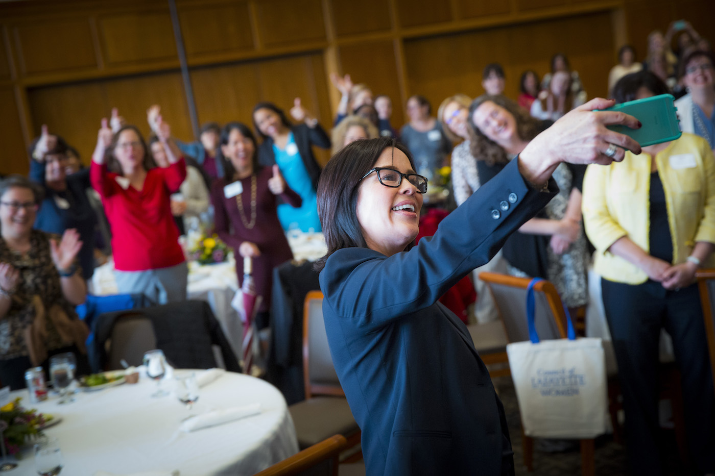 Sally Lou Oaks Loveman, '84, luncheon keynote.