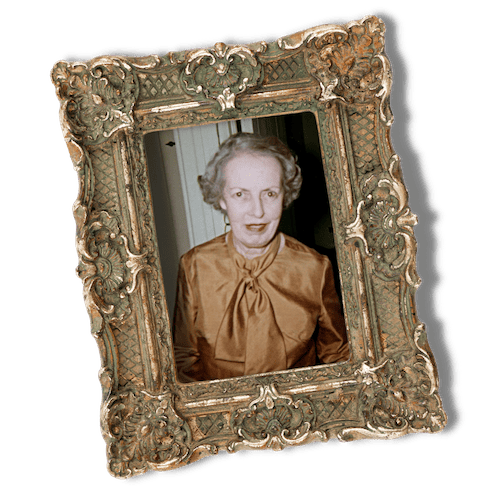Marion in a frame